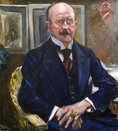 Portret van Alexander Freiherr von Reitzenstein, 1913 door Lovis Corinth